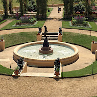 SUMMER 2018. ANDROMEDA FOUNTAIN, OSBORNE HOUSE, FURTHER PHASE OF REPAIRS FOR ENGLISH HERITAGE