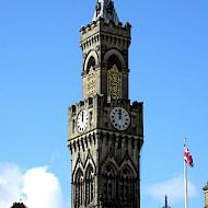 Bradford Town Hall Belfry Grilles, full paint research, analysis and re-gilding by Crick-Smith. Client. Bradford City Council